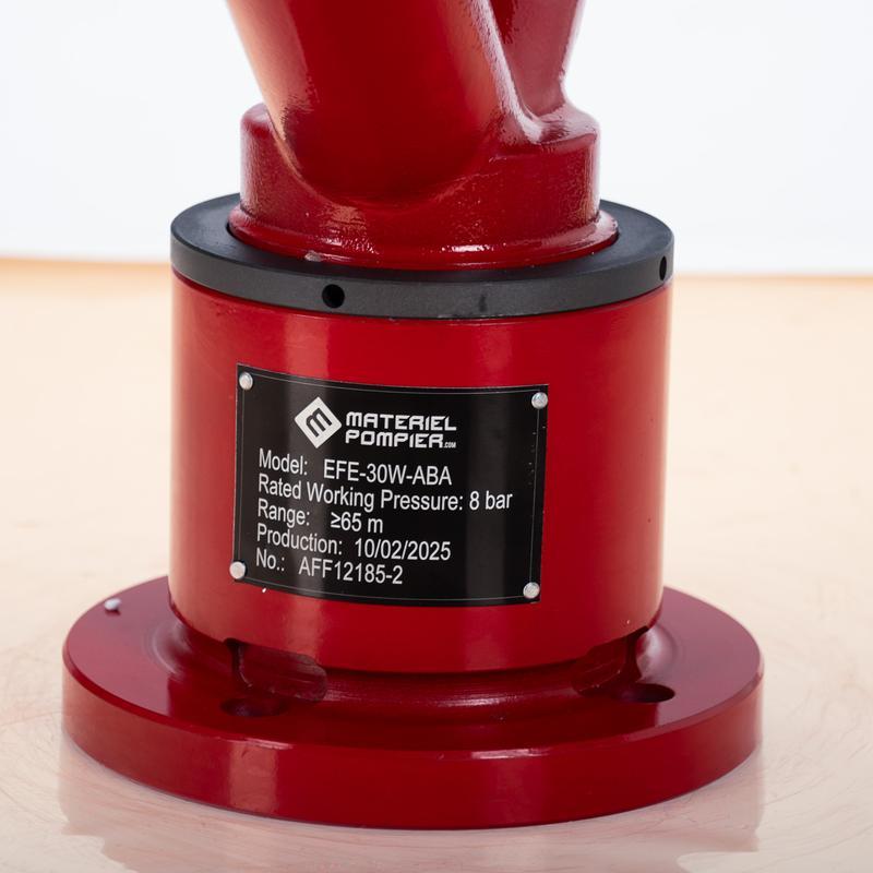 Canon incendie fixe double poign�e - 1800 l/min - port�e 60 m - pression 8 bar_6
