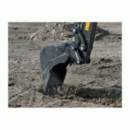 Godet standard 128 kg pour travaux de terrassement