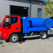 Combiné hydrocureur grande capacité 3.5T - Fuso Canter - Cuve 2300L - Débit 90 L/min à 175 bars à 37 L/min à 400 bars_6