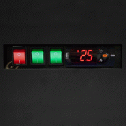 Vitrine réfrigérée pour supermarché à froid positif 1310mm Profondeur 740mm PC1250B TEFCOLD_6