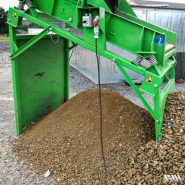 Crible stationnaire DB25 - pliable et transportable, rendement 7-25T/h, 580kg_6