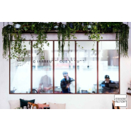 Verrière d'atelier en acier sur mesure - modèles classique, loft, artiste ou bistrot_6