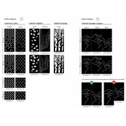 Cloison acoustique sur rail métallique époxy