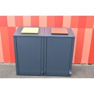 Abri poubelle Wastebio - Design esthétique, accessibilité PMR, collecte biodéchets 120 à 240L - Made in France_6