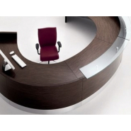 Banque d'accueil haut de gamme IMAGE - Sobre, durable et robuste - Design personnalisable avec finitions RAL et modules modulaires_6