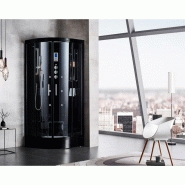 CABINE DOUCHE HAMMAM ARCHIPEL® QDR 80C BLACK_6