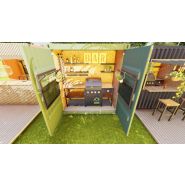 Cuisine en container avec habillage intérieur selon vos besoins