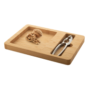 Set casse-noix - plateau en bambou et casse-noix en métal - livré dans une boîte en papier kraft_6