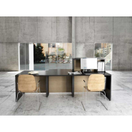 Banque d'accueil classique et fonctionnelle WELLO - Modules personnalisables et finitions modernes_6