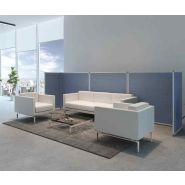 Cloison acoustique REY - mélamine, tissu ou acoustique - 9 coloris mélamine et 19 coloris tissu_6