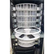 Distributeur  à plateaux tournants réfrigérés pour la vente de maximum de petits conditionnements sur un minimum d'espace - FAS  Easy 6000_6