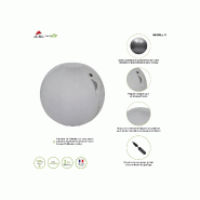 Ballon ergonomique ERGOBALL gris clair_6