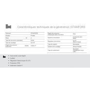 GMW-1270 T5 - Groupe électrogène industriel triphasé 50 Hz Diesel 1350 kVA - Genelec - Alternateur STAMFORD - Moteur MTU_6