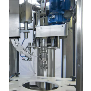 Machine automatique pour le remplissage et la fermeture des flacons et des pots de petites contenance - 1000 à 6000flacons /h -MICROBLOC_6