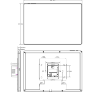 Panel PC / tablette murale 10 pouces IPS - YziPanel EVI-YZ1011 - Android 13 / Linux Debian pour GTB / supervision_6