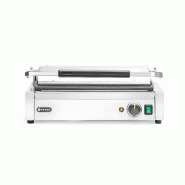 Grill de contact Panini XL grills supérieur et inférieur rainurés L545mm HENDI_6