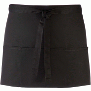 Mini tablier court - 3 poches - nombreux coloris disponibles - modèle PR155 - polyester et coton sergé_6
