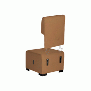 Canapé 1 place terre de sienne_6