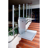 Plateforme monte escalier  courbe entièrement automatisée pour les escaliers tournants avec ou sans changement de pente_6