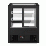 Vitrine à pâtisserie réfrigérée 1210 mm - LED et 2 étagères_6