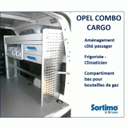 Modules de rangement ajustables pour Opel Combo Cargo