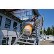 Diable électrique 160 kg pour mobilier de bureau - CARGOMASTER C160 - aluminium, monte escalier avec roues increvables_6