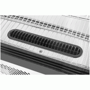 Vitrine de comptoir positive Série G carrée noire 160L - Polar - PG004_6