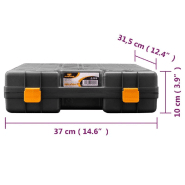 Vidaxl boîtes de machine universelles avec mousse caoutchouc 2 pcs 151835_6