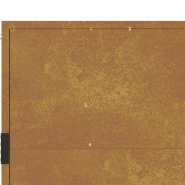 Vidaxl portail de jardin 105x180 cm acier corten 153206_6