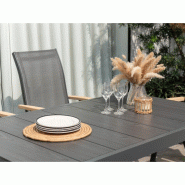 Fauteuil de jardin inclinable essence 71,1x61,9x107,1cm – MTF – aluminium et teck – 2nab3129_6