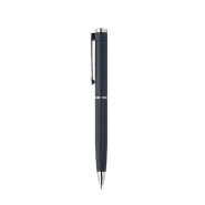 Set de stylos - Parure stylo à bille et roller en aluminium avec corps texturé - Boîte cadeau noire_6