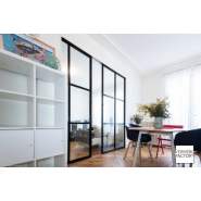 Verrière cloison sur mesure - Idéale pour délimiter vos espaces avec style et lumière naturelle_6