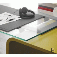 Bureau de direction Larus en verre trempé - Dellarovere - 230_6