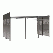 Abri vélos sécurisé Horizon bardages acier_6