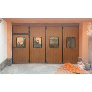 Porte pliante industrielle - Panneaux rigides anti-cambriolage - Hermétique et sécurisée_6