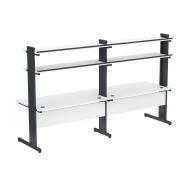 Table informatique multi-niveaux modulable pour l'aménagement des espaces techniques, salles serveurs ou laboratoires - DATA_6