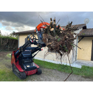 Grappin-râteau TRG35 avec largeur réduite de 87,6 cm