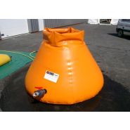 Réservoir flexible pour liquides contaminés