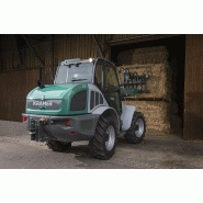 Mini chargeuse sur pneus Kramer KL43.8 - 6,05t - 100 CV - cabine panoramique spacieuse_6