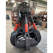 Grappin à ferraille avec vérins verticaux MPV-FH - Série MINELLI pour pelles de 24 à 80 tonnes_6