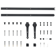 Vidaxl porte coulissante avec kit de quincaillerie 80x210cm pin massif 3057580_6