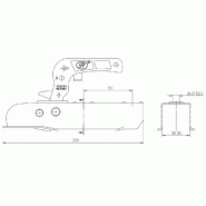 18x9.50-8 ATV Trailer Kit P332 Grass Wheels SPP 35x35mm Stub Axles, Hitch 750kgs_6