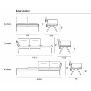 Salon d'accueil sur poutre Harmonie - modulable, confortable et design avec options personnalisables_6