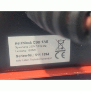 Bloc chauffant / minéralisateur dco csb 12/e behrotest + unité de commande trs 300 behr labor-technik_6