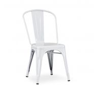 Chaise de restaurant - Style vintage - Structure en acier - Utilisation intérieure et extérieure_6