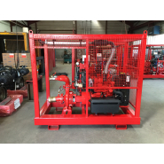 Groupe motopompe fixe pour relevage d'eau à haut débit