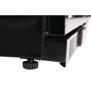 Arrière-bar une porte pivotante Série G noir 128L GL011 Polar_6