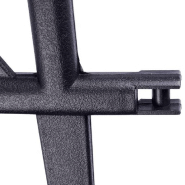 Progarden clôture de jardin décorative 5 pcs pp noir 48x34 cm 447579_6