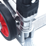 Vidaxl chariot d'escalier pliable 70 kg aluminium argenté 146445_6