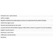 Remorque porte engins avec équipements de charge sécurisés